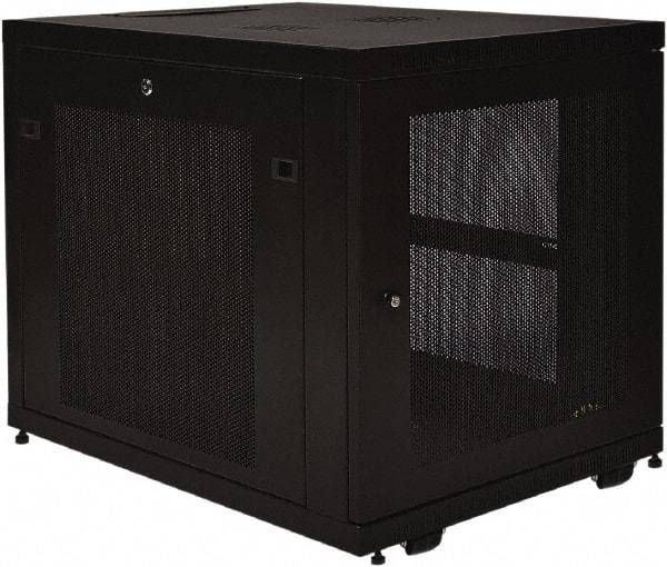 Tripp-Lite - 23.6" Overall Width x 12" Rack Height x 33-1/2" Overall Depth Data Cable Enclosure - 3,000 Lb Capacity, Black - Caliber Tooling