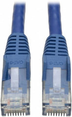 Tripp-Lite - Cat6, 24 AWG, 8 Wires, 550 MHz, Unshielded Network & Ethernet Cable - Blue, PVC, 20' OAL - Caliber Tooling