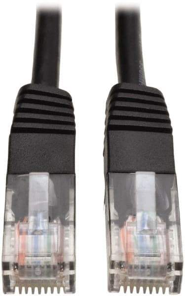 Tripp-Lite - Cat5e, 24 AWG, 8 Wires, 550 MHz, Unshielded Network & Ethernet Cable - Black, PVC, 50' OAL - Caliber Tooling