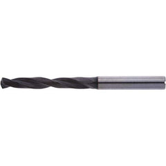 Accupro - 19/64" 140° Spiral Flute Solid Carbide Screw Machine Drill Bit - Caliber Tooling