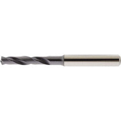 Accupro - 6.2mm 140° Spiral Flute Solid Carbide Screw Machine Drill Bit - Caliber Tooling