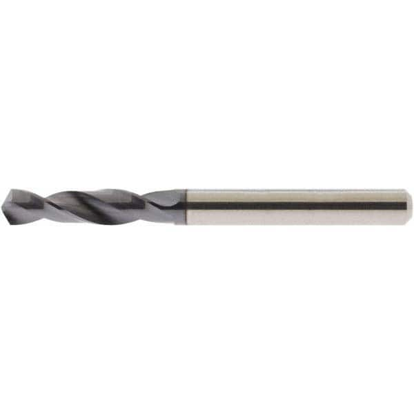 Accupro - 4.2mm 118° Spiral Flute Solid Carbide Screw Machine Drill Bit - Caliber Tooling