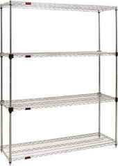 Eagle MHC - 4 Shelf Eagle MHC Wire Shelving - Starter Unit - 36" Wide x 18" Deep x 74" High, - Caliber Tooling