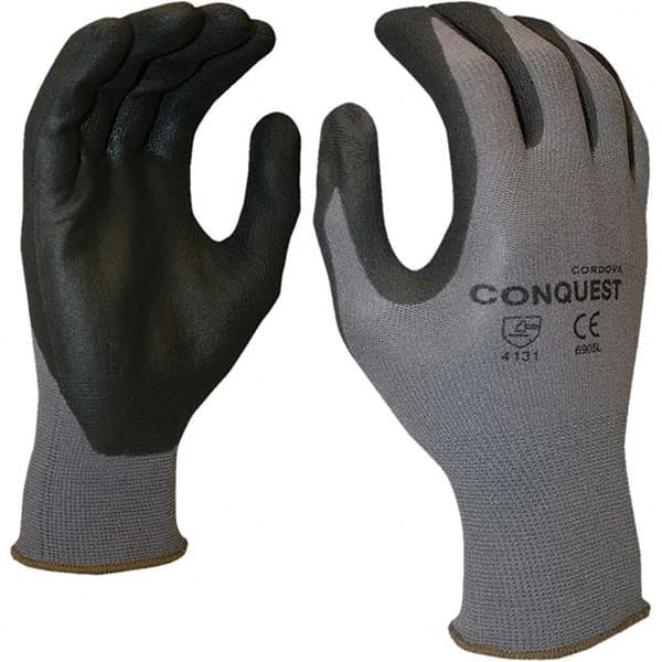 Cordova - Size L (9) Nitrile Coated Nylon & Spandex Work Gloves - Caliber Tooling