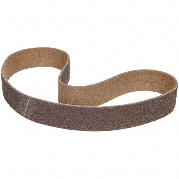 Norton - 2" Wide x 48" OAL, Aluminum Oxide Abrasive Belt - Aluminum Oxide, Coarse, Nonwoven, Y Weighted Cloth Backing - Caliber Tooling