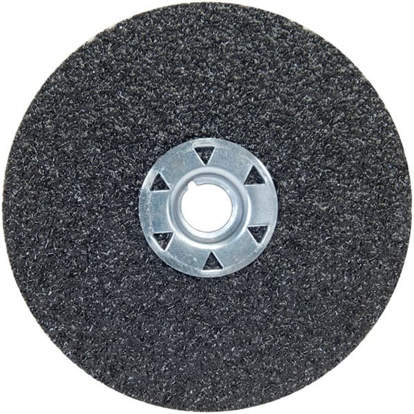 Norton - 4-1/2" Diam 5/8-11 Threaded Hole 36 Grit Fiber Disc - Aluminum Oxide, 20,000 Max RPM - Caliber Tooling