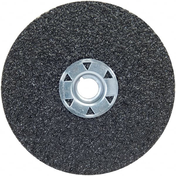 Norton - 4-1/2" Diam 5/8-11 Threaded Hole 24 Grit Fiber Disc - Aluminum Oxide, 20,000 Max RPM - Caliber Tooling