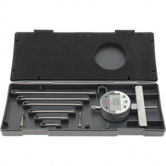 SPI - 0" to 22" Steel Electronic Depth Gage - 0.001" Accuracy, 0.0005" Resolution, 4" Base Length - Caliber Tooling