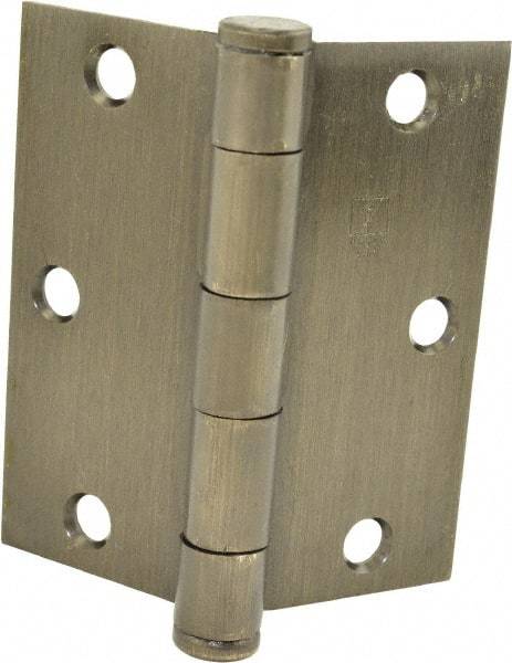 Hager - 3-1/2" Long x 3-1/2" Wide x 0.062" Thick, Steel Full Mortise Hinge - Oil Rubbed Bronze Finish, 5 Knuckles - Caliber Tooling