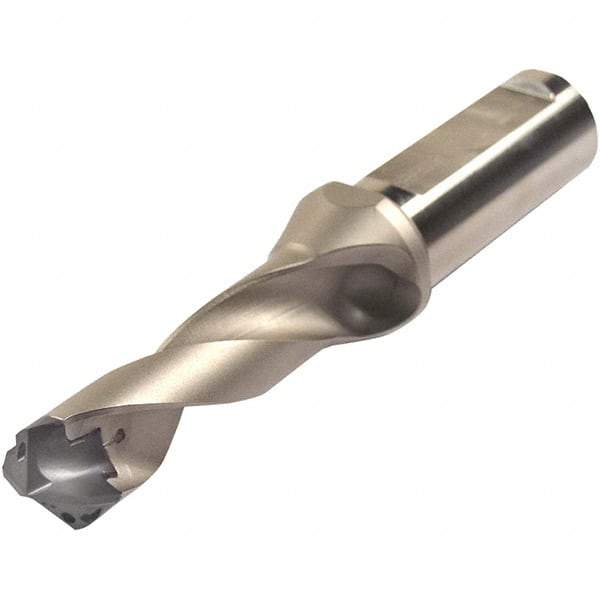 Iscar - 17 to 17.9mm Diam, 3xD, 51mm Max Depth, 20mm Shank Diam, 126.2mm OAL, Replaceable Tip Drill - IDK, IDM, IDN, IDP Insert, 17 Seat Size, DSM Toolholder, Series ChamDrillJet - Caliber Tooling