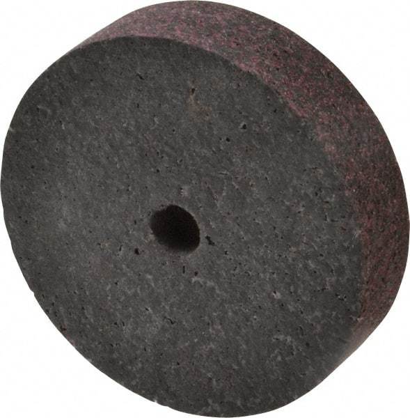 Brite Star - 2" Diam, 1/2" Face Width, 1/4" Center Hole, Medium Grade, Aluminum Oxide Deburring Wheel - Unitized, Hard Density 7 Grade, 22,100 RPM - Caliber Tooling