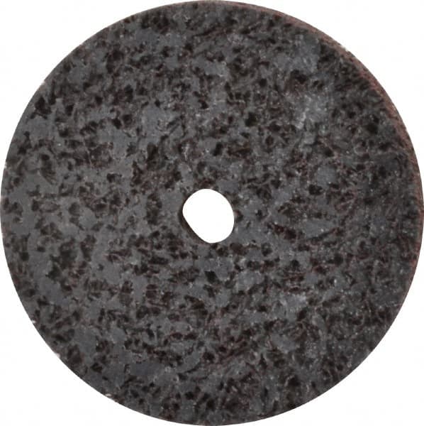 Brite Star - 2" Diam, 1/4" Face Width, 1/4" Center Hole, Medium Grade, Aluminum Oxide Deburring Wheel - Unitized, Soft Density 2 Grade, 16,100 RPM - Caliber Tooling