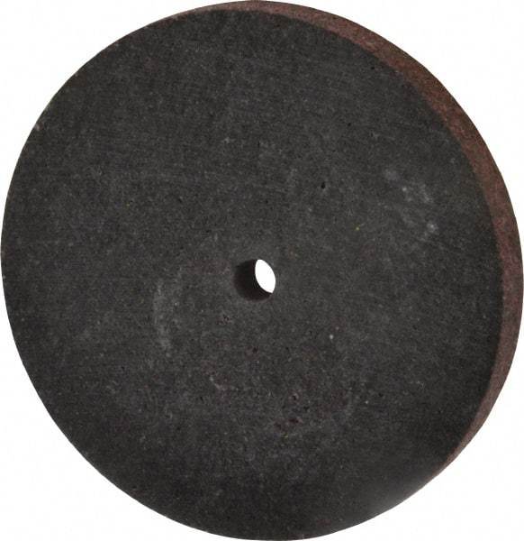 Brite Star - 3" Diam, 1/4" Face Width, 1/4" Center Hole, Medium Grade, Aluminum Oxide Deburring Wheel - Unitized, Hard Density 7 Grade, 15,100 RPM - Caliber Tooling