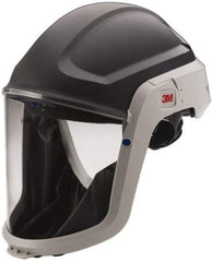 3M - PAPR Compatible Hard Hat with Face Shield - Polyester, Compatible with Breathe Easy, GVP, TR-300, M-series - Caliber Tooling