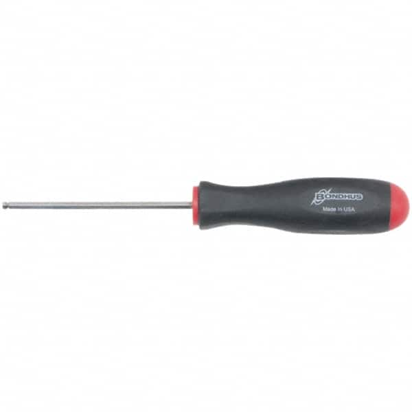 Hex Drivers; Fastener Type: Hex Ball End; Ball End: Yes; System of Measurement: Metric; Hex Size (mm): 5.000; Overall Length Range: 7″ - 9.9″; Handle Length: 110 mm; 4.3 in; Handle Material: Rubber; Features: Non-Slip Grip; Handle Type: Ergonomic; Handle