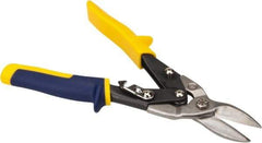 Lenox - 1-5/16" Length of Cut, Straight Pattern Aviation Snip - 10" OAL, 18 AWG Steel Capacity - Caliber Tooling