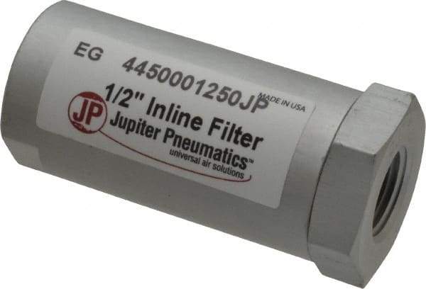 PRO-SOURCE - 1/2" Outlet, 500 Max psi, Inline Filters, Regulators & Lubricators - Inline Filters, 3-1/4" Long x 1-1/2" Wide - Caliber Tooling