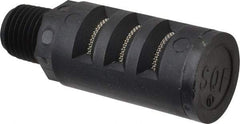 PRO-SOURCE - 1/4 Male NPT, 5/8" Hex, 2-15/64" OAL, Muffler - 150 Max psi, Glass Filled Nylon - Caliber Tooling