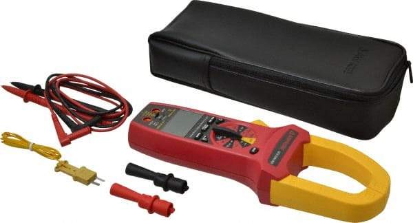 Amprobe - ACD-3300 IND, CAT IV, CAT III, Digital True RMS Clamp Meter with 2.2441" Clamp On Jaws - 750 VAC, 1000 VDC, 1000 AC Amps, Measures Voltage, Capacitance, Current, Frequency, Resistance, Temperature - Caliber Tooling