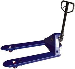 Value Collection - 4,400 Lb Capacity, 6-1/2" Lift Economy Low-Profile Pallet Truck - 2" Min Lift Height, 48" Fork Length x 27" Fork Width, 27" Overall Width - Caliber Tooling