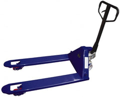 Value Collection - 7,700 Lb Capacity, 7-1/2" Lift Economy Heavy-Duty Pallet Truck - 3" Min Lift Height, 48" Fork Length x 27" Fork Width, 27" Overall Width - Caliber Tooling