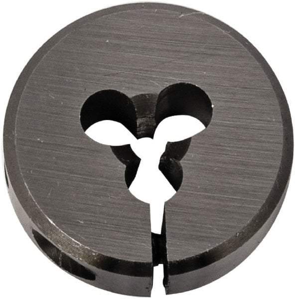 Union Butterfield - 1-3/8 - 6 UNC Thread, 3" Outside Diam Chromium Steel Round Die - 1" Thick, Right Hand Thread, Series 2010, Adjustable - Exact Industrial Supply