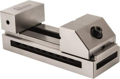 Gibraltar - 2-7/8" Jaw Width, 4" Jaw Opening Capacity, 1.38" Jaw Height, Toolmaker's Vise - Flat Jaw, 0.003" Parallelism, 0.005" Squareness, 185mm OAL x 2.756" OAH - Caliber Tooling