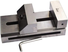 Gibraltar - 5-29/32" Jaw Width, 7" Jaw Opening Capacity, 1.969" Jaw Height, Toolmaker's Vise - Flat Jaw, 0.00012" Parallelism, 0.0002" Squareness, 300mm OAL x 3-15/16" OAH - Caliber Tooling