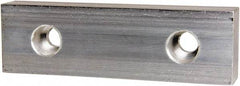 Gibraltar - 8" Wide x 2-1/2" High x 1-1/4" Thick, Flat/No Step Vise Jaw - Soft, Aluminum, Fixed Jaw, Compatible with 8" Vises - Caliber Tooling