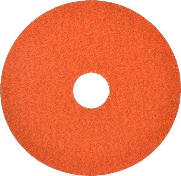 Norton - 4-1/2" Diam 7/8" Hole 50 Grit Fiber Disc - Ceramic, Series R980P - Caliber Tooling