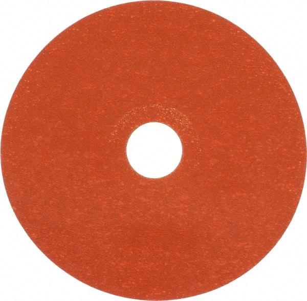 Norton - 5" Diam 7/8" Hole 120 Grit Fiber Disc - Ceramic, Series R980P - Caliber Tooling