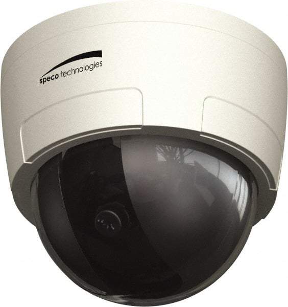 Speco - Indoor Variable Focal Lens Infrared Dome Camera - 3-9mm Lens, 720 Resolution Line, 4.68 Inch Diameter, 4.1 Inch High, Black and White Image - Caliber Tooling