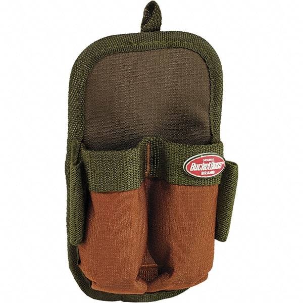 Bucket Boss - 2 Pocket General Purpose Holster - Polyester, Brown & Green - Caliber Tooling