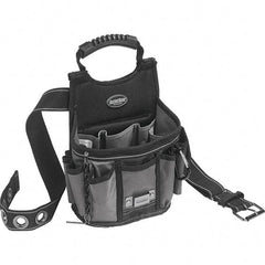 Bucket Boss - 13 Pocket General Purpose Holster - Ballistic Polyester, Black & Gray - Caliber Tooling