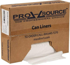 PRO-SOURCE - 1.5 mil Thick, Heavy-Duty Trash Bags - Hexene Resins, Roll Dispenser, 33" Wide x 39" High, Clear - Caliber Tooling