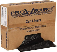 PRO-SOURCE - 1.1 mil Thick, Heavy-Duty Trash Bags - Hexene Resins, Roll Dispenser, 43" Wide x 47" High, Black - Caliber Tooling