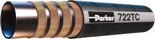 Parker - -10 Hose Size, 5/8" ID x 1.06" OD, 4,000 psi Work Pressure Hydraulic Hose - 4" Radius, Synthetic Rubber, -40°F to 257°F - Caliber Tooling