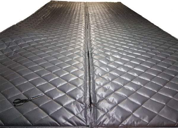 Singer Safety - 10' Long x 48" Wide, Fiberglass Panel - ASTM E-84 Specification, Metallic Gray - Caliber Tooling