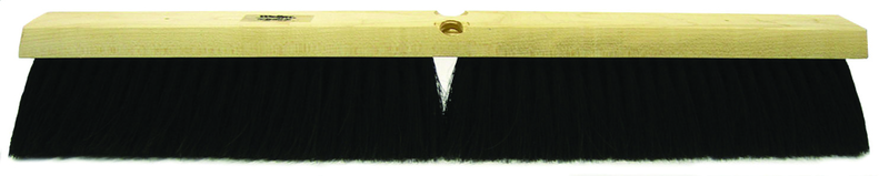 24" Black Tampico Coarse Sweeping - Broom Without Handle - Caliber Tooling