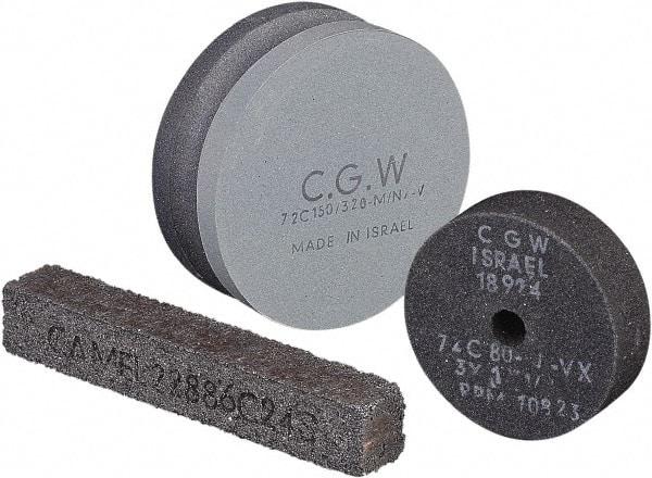 Camel Grinding Wheels - 24 Grit Silicon Carbide Rectangular Dressing Stick - 6 x 1 x 1, Coarse Grade, Vitrified Bond - Caliber Tooling