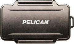 Pelican Products, Inc. - 4-51/64" Wide x 39/64" High, Memory Card Case - Black, Polycarbonate - Caliber Tooling