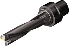 Sandvik Coromant - 100mm Max Drill Depth, 4xD, 25mm Diam, Indexable Insert Drill - C4 Coromant Shank - Caliber Tooling