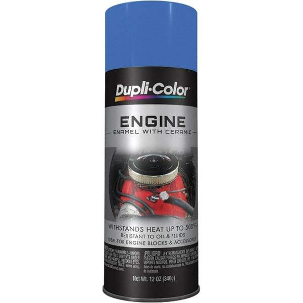 Krylon - 12 oz Ford Blue Automotive Heat Resistant Paint - High Gloss Finish, Comes in Aerosol Can - Caliber Tooling