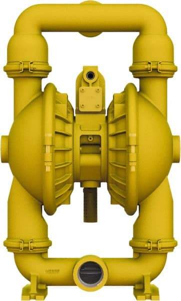 Versa-Matic - 2" NPT, Air Operated Diaphragm Pump - Santoprene Diaphragm, Aluminum Housing - Caliber Tooling