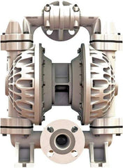 Versa-Matic - 1-1/4 \x96 1-1/2 NPT, Air Operated Diaphragm Pump - Buna-N Diaphragm, Polypropylene Housing - Caliber Tooling