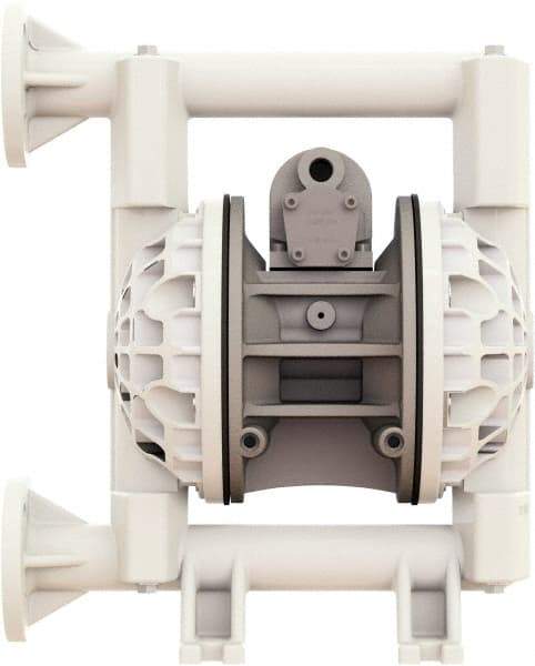 Versa-Matic - 1" NPT, Air Operated Diaphragm Pump - Santoprene Diaphragm, Polypropylene Housing - Caliber Tooling