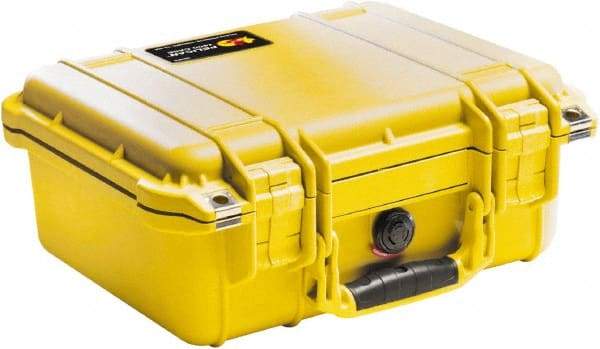 Pelican Products, Inc. - 11-5/8" Wide x 6" High, Clamshell Hard Case - Yellow, Polyethylene - Caliber Tooling