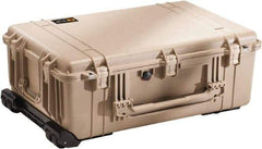 Pelican Products, Inc. - 20-15/32" Wide x 12-29/64" High, Clamshell Hard Case - Tan, Polyethylene - Caliber Tooling