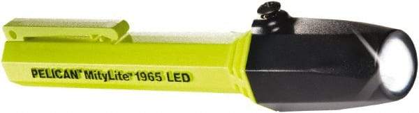 Pelican Products, Inc. - White LED Bulb, 34 Lumens, Industrial/Tactical Flashlight - Yellow Plastic Body, 2 AAA Alkaline Batteries Included - Caliber Tooling