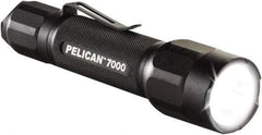 Pelican Products, Inc. - White LED Bulb, 774 Lumens, Industrial/Tactical Flashlight - Black Aluminum Body, 2 CR123 Alkaline Batteries Included - Caliber Tooling